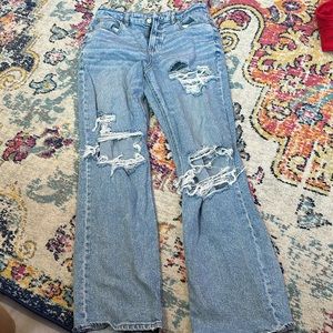 American Eagle curvy 90s straight long size 10 jeans